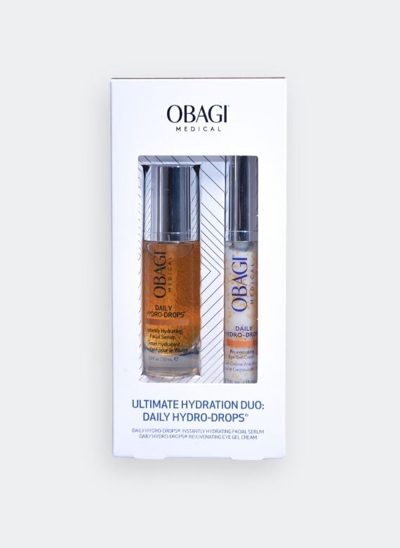 Ultimate Hydration Duo: Daily Hydro-Drops (Includes Hydrating Facial Serum 30ml & Rejuvenating Eye Gel Cream 15ml)