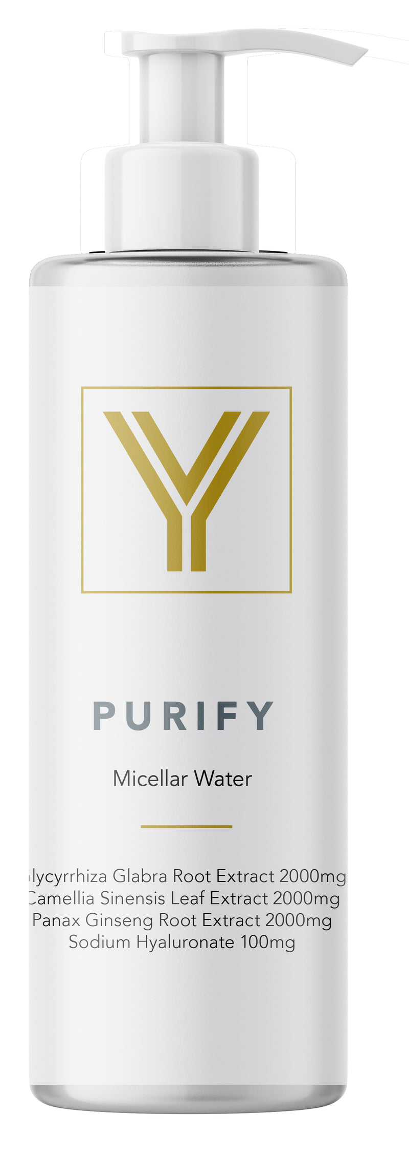 Y Skincare Purity Micellar Water 500ml