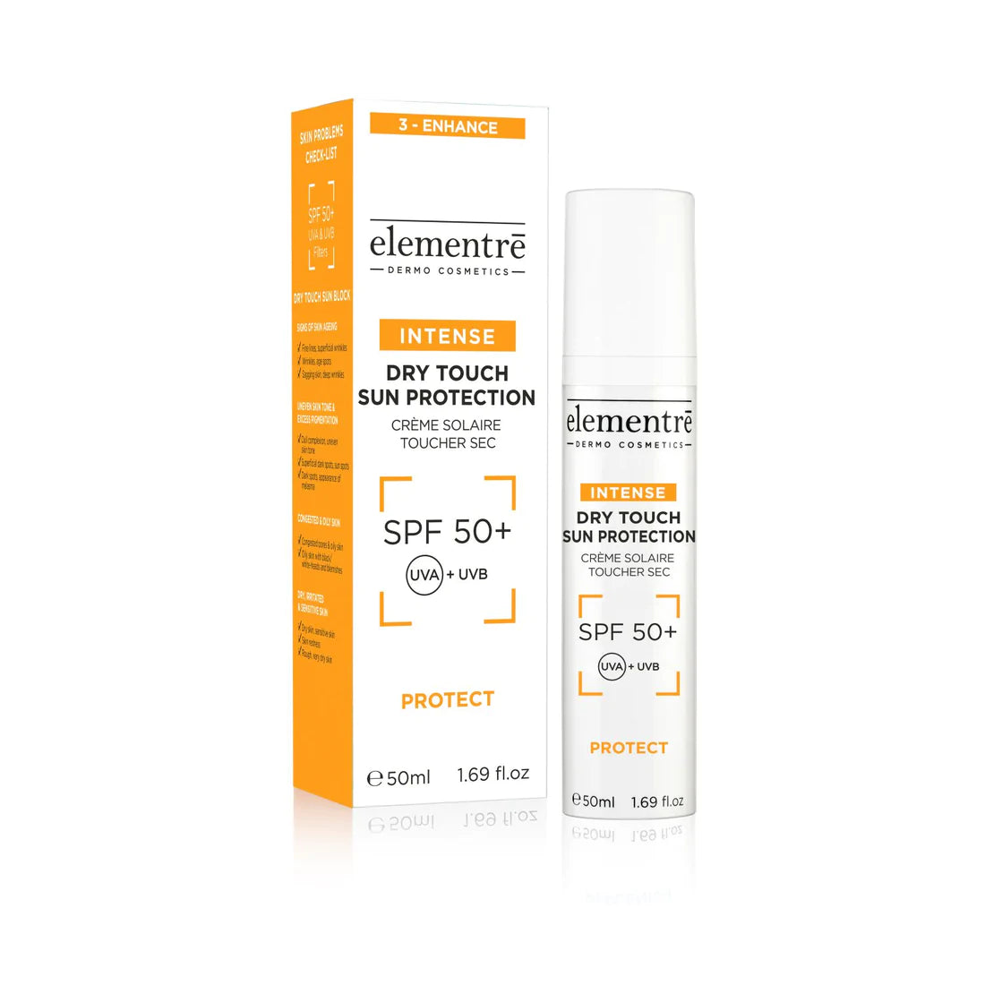 Elementre Dermo Cosmetics Intense Dry Touch Sun Protection SPF 50 50ml ...